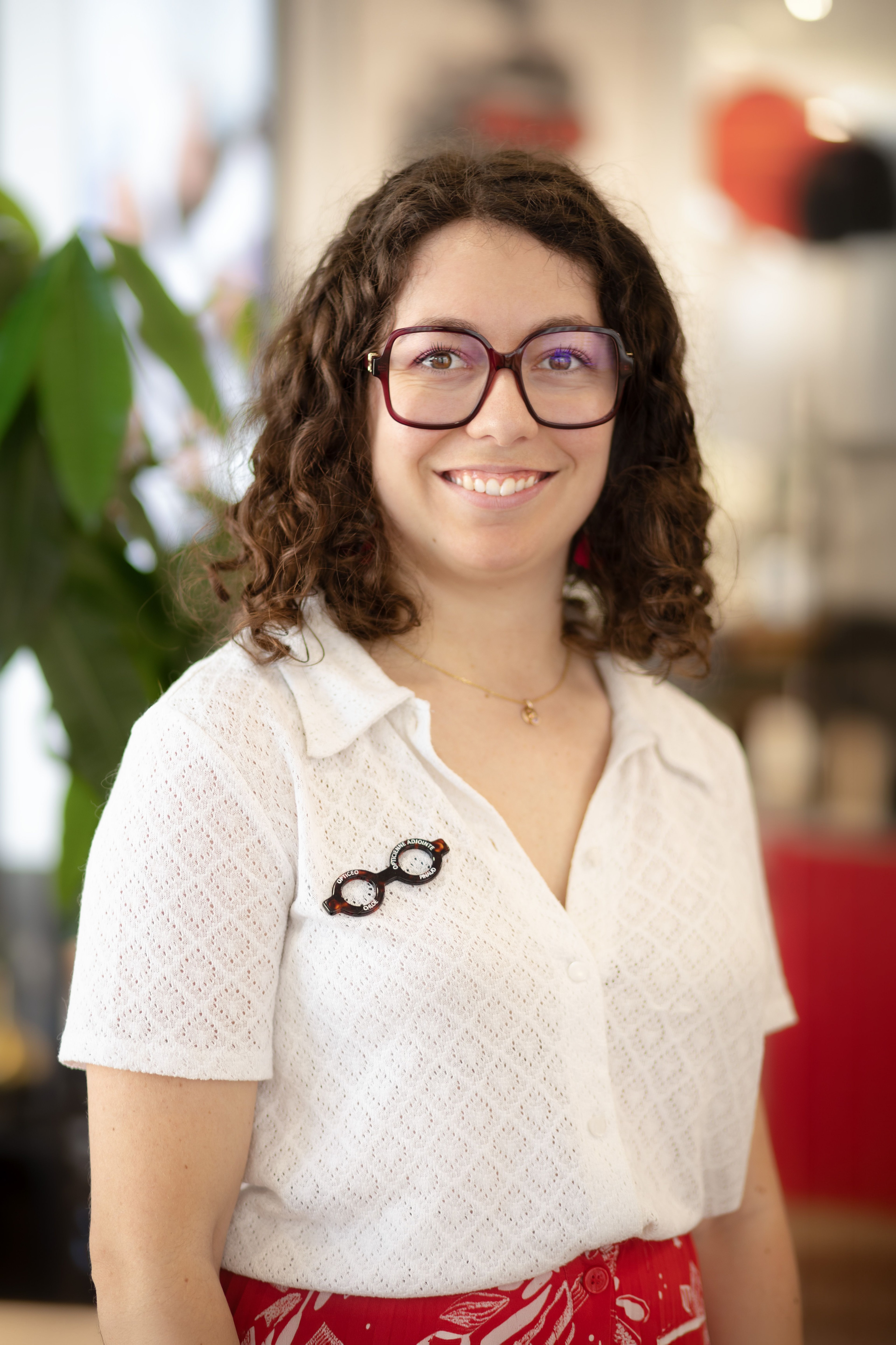 Chloé Pinaud, Opticienne, responsable adjointe