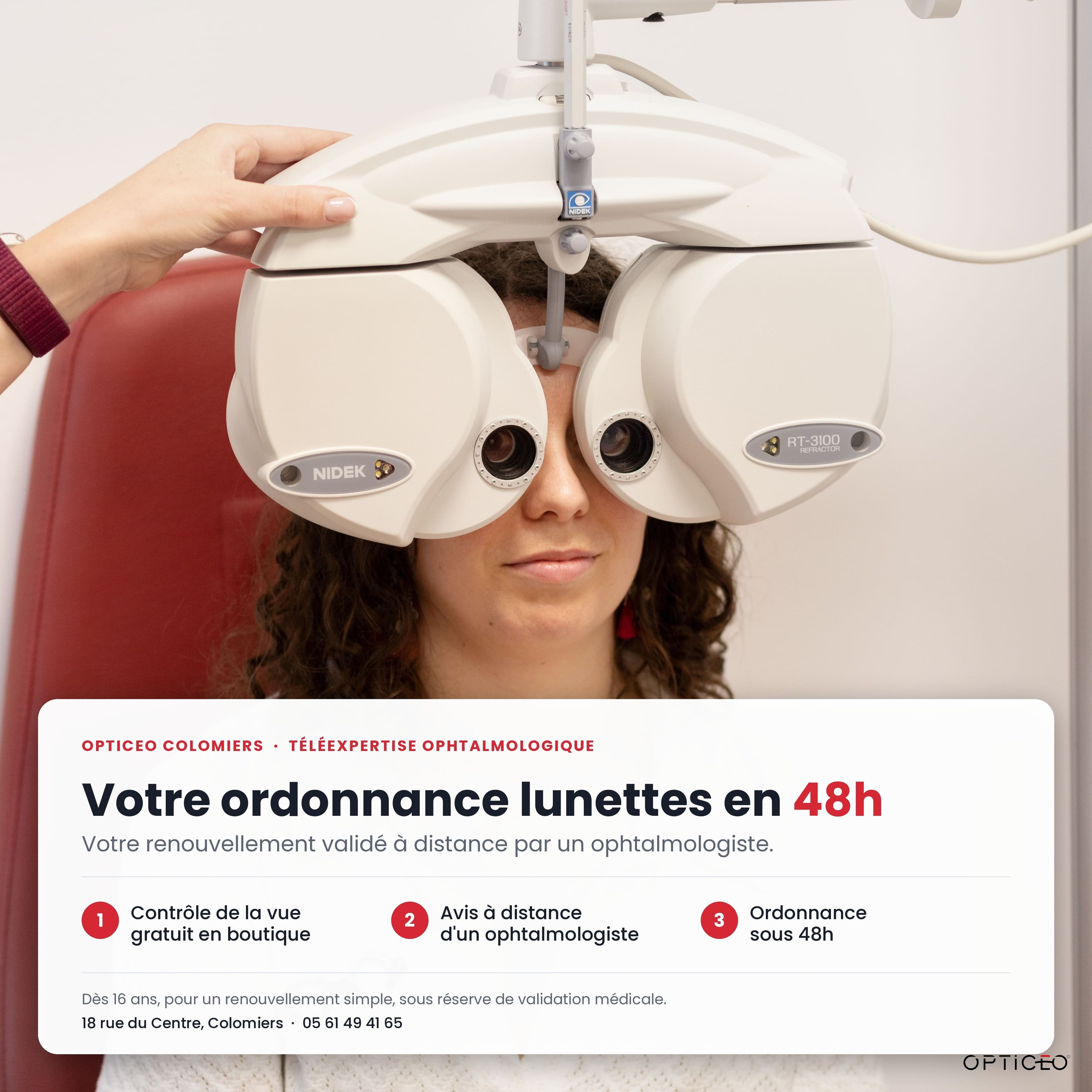 Ordonnance lunettes en 48h à Colomiers : la téléexpertise ophtalmologique